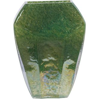 Light & Living Vaso De Vidrio Light & Living Vionna Verde Oscuro Luster