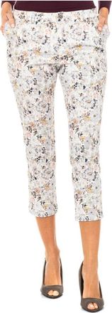 La Martina Rechte broek met riem voor dames - Dames - Vrijetijds broeken - Veelkleurig - W27 - Broeken