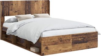 vidaXL Estructura De Cama Con Almacenamiento Y Cabecero Vidaxl