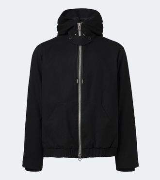 sacai Hooded wool jacket