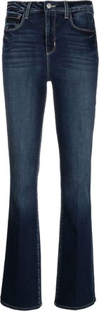 L'agence Selma high-rise bootcut jeans - women - Cotton/Elastane/Polyester - 29 - Blue