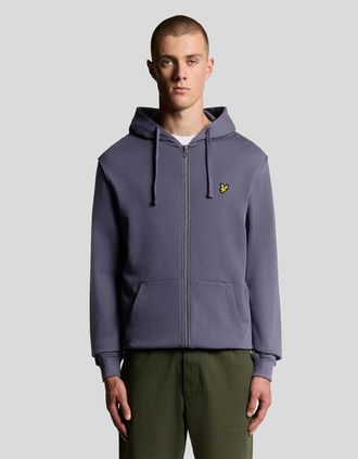 Lyle & Scott Lyle And Scott Mens Loopback Cotton Full Zip Hoodie - Size: 36