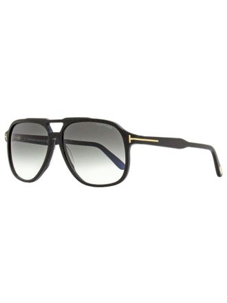 Tom Ford Mens Navigator Sunglasses TF753 Raoul 01B Black 62mm