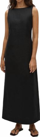 Faithfull The Brand Taylor Midi Dress In Black