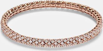 Shay Jewelry Bracciale in oro rosa 18kt con diamanti