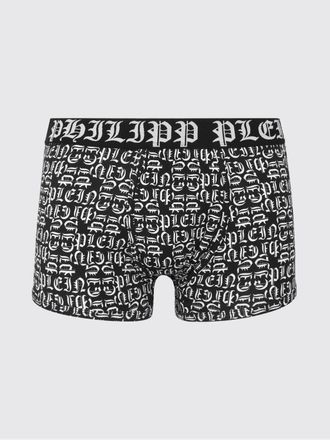Philipp Plein Boxer in misto cotone stretch stampa lettering