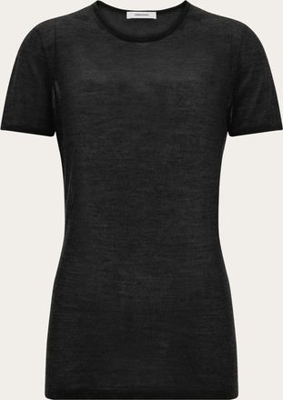 Ferragamo Women Knitted T-shirt Black