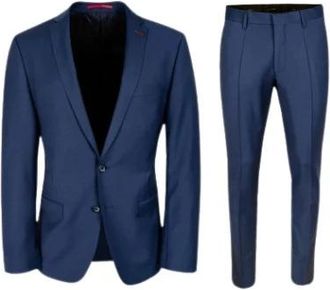 Roy Robson Tasmania 2-Button Kostuum - Heren - Business pakken - Blauw - XL - Wol - Kostuums