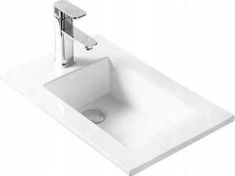 Desconocido Desconocido - Lavabo De Encastrar Cer&aacute;mico 34x55x16 Cm, Blanco