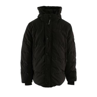 Canada Goose Down Jackets, male, Black, Size: 2XL Wyndham Parka