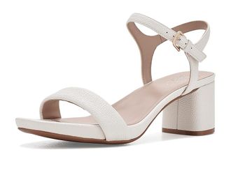 Naturalizer Izzy Womens Sandals Warm White Leather : 8.5 W (C)