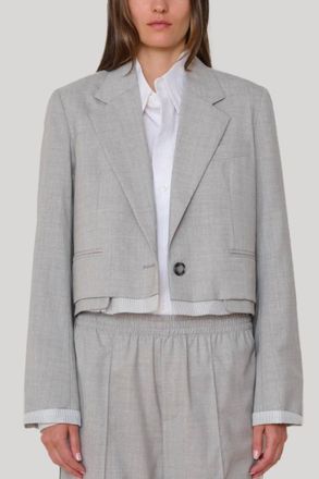 WE-AR4 Cocktail Blazer In Cloud Grey