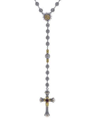 Konstantino Kleos 18K & Silver Gemstone Pearl Necklace