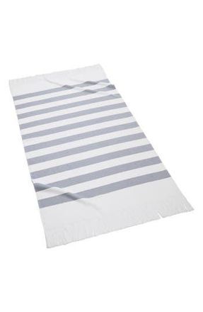 Kassatex Sardinia Beach Stripe Cotton Beach Towel in Navy at Nordstrom Rack, Size Bath Sheet