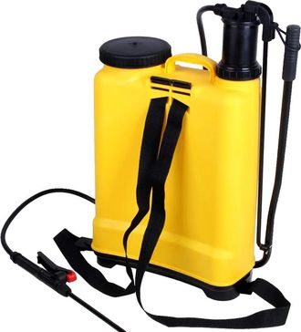 OEM Pulverizador De Mochila, Capacidad De 16 Litros, Boquilla Ajustable, Amarillo