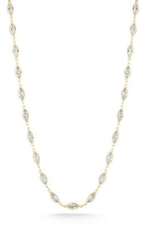 Sphera Milano Marquise Cut Cubic Zirconia Choker Necklace in Gold at Nordstrom Rack