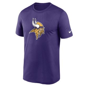 Nike Mens Dri-FIT Logo Legend (NFL Minnesota Vikings) T-Shirt in Purple | NKGK51L9M-CX5