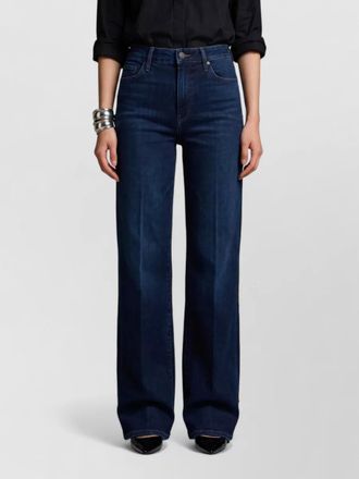 Mother denim mid-rise wide-leg jeans