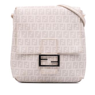 Fendi Baguette Ff Logo Schoudertas