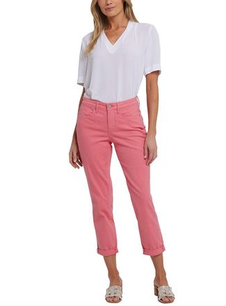 NYDJ Nydj Petite Margot Pink Punch Girlfriend Jean