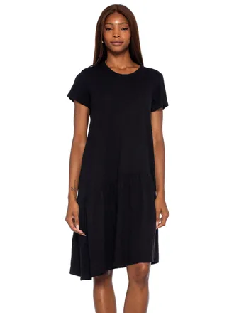 Wilt Drop Torso Slant Hem Dress