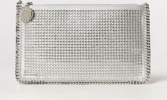 Stella McCartney Borsa Falabella in raso con strass