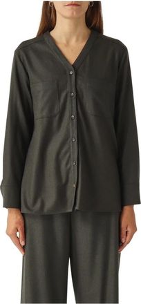 Max Mara Dames, Blouses & Shirts, Groen, Maat: 2XS Wol