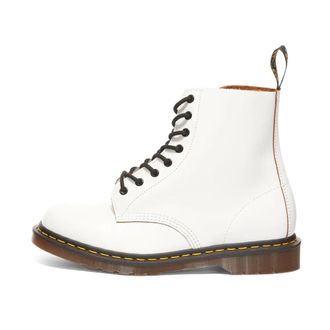Dr. Martens Schoenen, Heren, Wit, 41 EU, Leer, Vintage Made in England White Quilon Boots