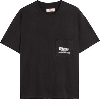 Cherry Los Angeles Offshore Printed Cotton T-shirt - Black - L