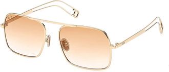 Tod's TO0345 30F Mens Sunglasses Gold Size 56