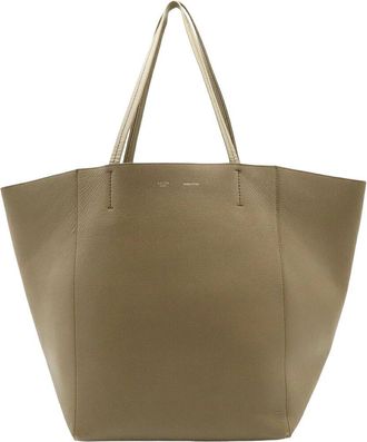Celine Celine Grey Leather Phantom Medium Tote (Authentic Pre-Loved)
