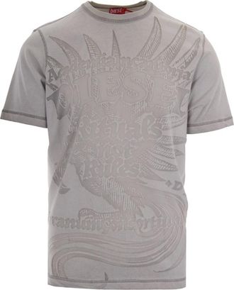 Diesel Hombre, Camisetas, Gris, Talla: L