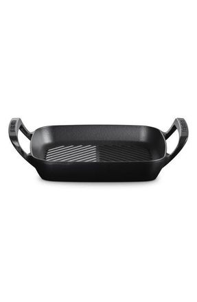 LE CREUSET Alpine Outdoor Grill Pan in Matte Black at Nordstrom