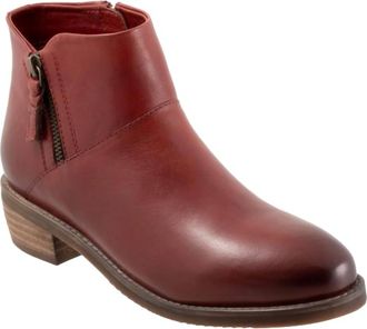 Softwalk Womens Roselle Ankle Boots In Dark Brown