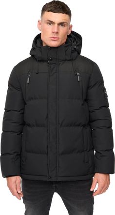 Crosshatch Mens Menray Jacket (Black) - Size X-Large