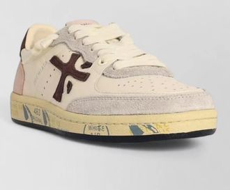 Premiata leather low-top sneakers