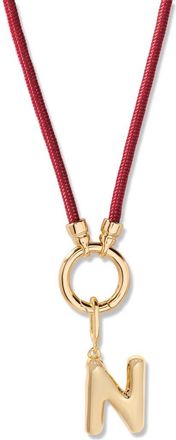 Brook & York Kai Initial Charm Necklace in Gold/Purple N at Nordstrom