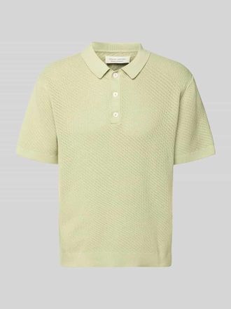 Casual Friday Casual Friday Regular Fit Poloshirt mit Label-Detail Modell ISAKSSON in Lind, Gr&ouml;&szlig;e XXL