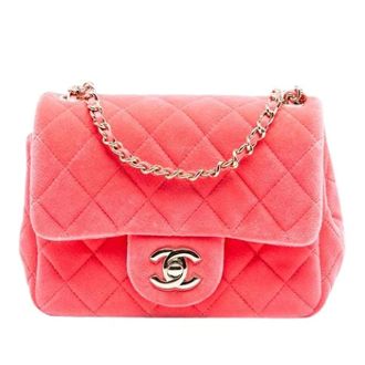 Chanel Pre-owned Leather chanel-bags - Dames - Pre-owned - Roze - Maat: ONE Size Leer