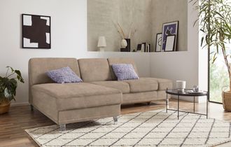 Sit&more Ecksofa »Clio L-Form« wahlweise mit Bettfunktion oder Vorziehsitz und Bettkasten, Federkern