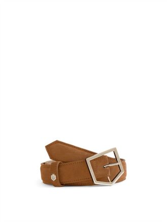 FAIRFAX & FAVOR Womens Felbrigg Belt In Tan Suede