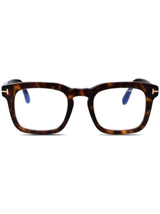 Tom Ford Eyewear square-frame glasses - Brown