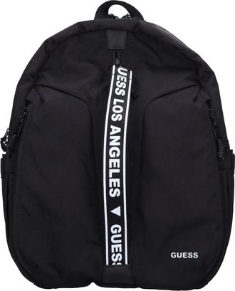 Guess Stoffen Rugzak met Laptopvak - Heren - Rugzakken - Zwart - ONE Size - Tassen