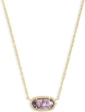 Kendra Scott Elisa Pendant Necklace for Women 14k Gold-Plated