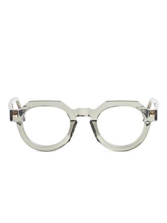 Ahlem Petits Champs geometric-frame glasses - unisex - Acetate - 44 - Grey