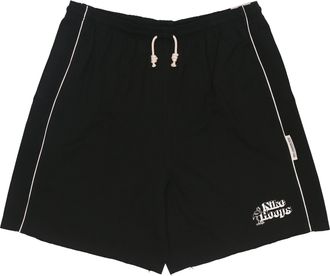 Nike Solid Color Lacing Elastic Breathable Sports Shorts Black DH7384-010