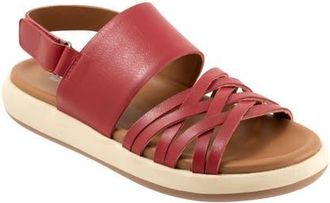 Softwalk Jewell Slingback Platform Sandal in Red at Nordstrom, Size 10.5