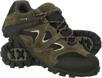 Mountain Warehouse Curlews Waterproof Suede Walking Shoes in Khaki at Nordstrom, Size 13