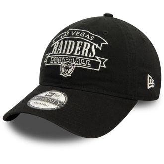 New Era 9Twenty Adjustable Cap - Retro Las Vegas Raiders Black