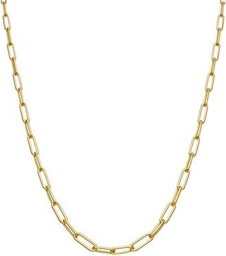 Argento Vivo Paperclip Necklace in Gold at Nordstrom